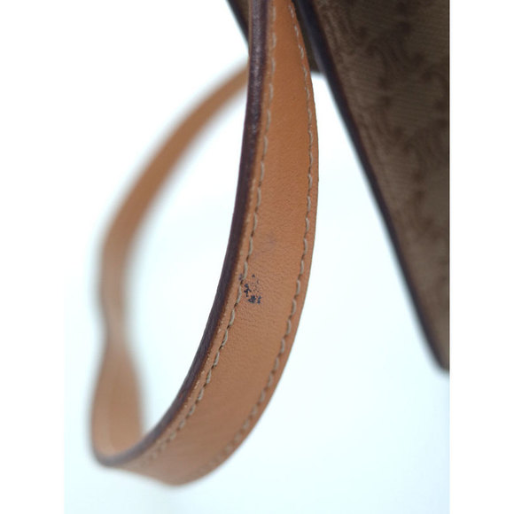 Celine Macadam Pattern Shoulder Bag Beige x Brown - Picture 6 of 9